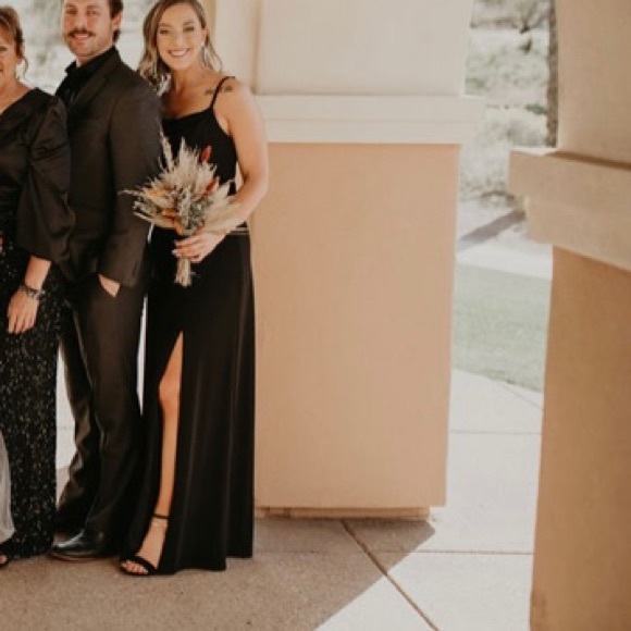 Birdy Grey Black Bridesmaid Dress - Picture 9 of 15